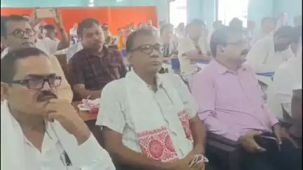 নলবাৰী: চহৰত অসম মাধ্যমিক শিক্ষক আৰু কৰ্মচাৰী সন্থাৰ প্ৰথমখন কাৰ্যনিৰ্বাহক সভা