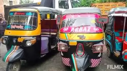 धर्माबाद: धर्माबाद परिसरातून चोरीस गेलेले 6 ऑटो पोलिसांनी आरोपीची धरपकड करून आणले परत