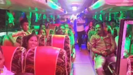 শালবনি: সাধারণ মানুষকে দীঘা জগন্নাথ ধামের দর্শন করাতে শালবনী থেকে বাস ছাড়ল দীঘার উদ্দেশ্যে