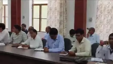 नीम का थाना: नीमकाथाना में एडीएम कार्यालय सभागार में ब्लॉक निष्पादक समिति की बैठक आयोजित की गई