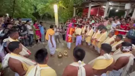 জিরানিয়া: ত্রিপুরার ঐতিহ্যবাহী খারচি পূজার স্নান যাত্রা সম্পন্ন , মেলা প্রাঙ্গনে জানিয়েছেন চেয়ারম্যান তথা বিধায়ক রতন চক্রবর্তী