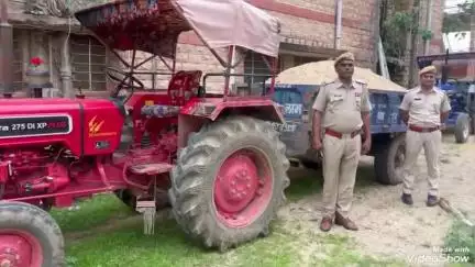 भीनमाल: भीनमाल पुलिस ने अवैध बजरी से भरे तीन ट्रैक्टर ट्राली को किया जब्त