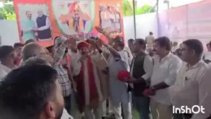 गनाेड़ा: जिले से भाजपा पदाधिकारी पहुंचे भाजपा प्रदेशाध्यक्ष राठौड़ के गृह क्षेत्र पाली में जन्मदिन की बधाई देने