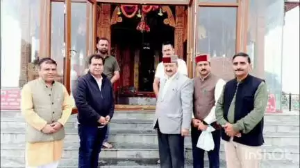 नेरवा: नेरवा चौपाल के विधायक बलबीर वर्मा ने मां हाटू के चरणों में शीश नवाया, चौपाल की जनता की सुख-समृद्धि की प्रार्थना की
