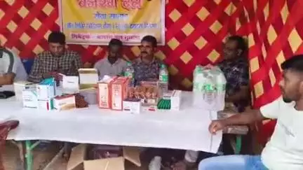 गुमला:सेवा सप्ताह के अंतर्गत विहिप बजरंग दल गुमला का स्वास्थ्य जांच शिविर का आयोजन#सामाजिक