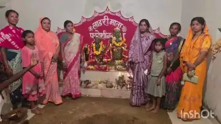 बास्तानार: ग्राम पंचायत कलेपाल के नवनिर्मित माता गुड़ी के प्राण प्रतिष्ठा कार्यक्रम में जनपद अध्यक्ष रामबती भंडारी हुईं सम्मिलित