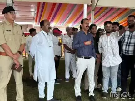 सरई: सरई में मध्य प्रदेश के CM के आगमन को लेकर DM, DIG रीवा, SP एवं देवसर MLA ने किया स्थल निरीक्षण