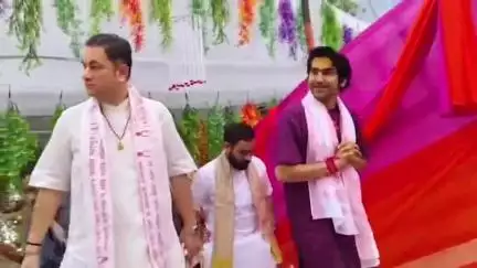 राजनगर: बागेश्वर पहुंचे कथावाचक संत पुण्डरीक जी, धीरेन्द्र शास्त्री ने किया स्वागत, सुनाएंगे तीन दिन की कथा