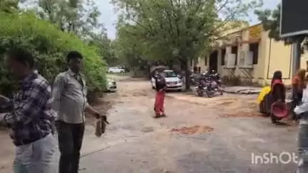 पीपलू: उपखंड कार्यालय परिसर में हरियालो राजस्थान के तहत उपखंड अधिकारी गणराज बड़गौती की मौजूदगी में पौधारोपण किया गया