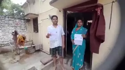 बीएलओ से गणना फॉर्म प्राप्त करने के बाद मतदाता का द्वारा दिया गया टेस्टीमोनियल