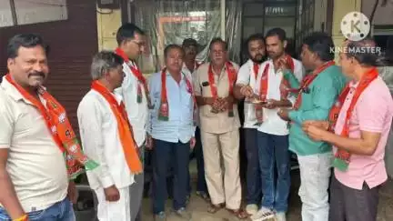 शाढ़ौरा: भाजपा प्रदेश अध्यक्ष खंडेलवाल जी की नियुक्ति पर शाढ़ौरा भाजपा मंडल ने मनाया उत्सव