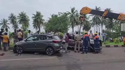 ఈతకోట జాతీయ రహదారిపై రోడ్డు ప్రమాదం, ఒకరు మృతి, ముగ్గురికి గాయాలు