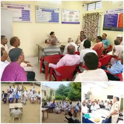 जिला पुलिस अधीक्षक दौसा #श्री_सागर_राणा_आईपीएस के निर्देशानुसार दिनांक 05,06.07.2025 ताजिया (मोहर्रम) पर्व को मध्यनजर रखते हुए थाना हाजा के clg सदस्यों,शांति समिति के सदस्यों, पुलिस मित्र एवं मौजीज व्यक्तियों की मीटिंग ली गई जिसमें आपसी भाई
