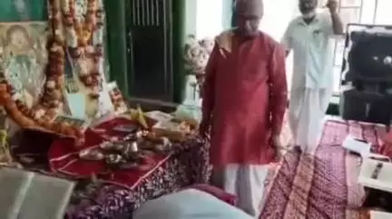 मारवाड़ जंक्शन: मारवाड़ जंक्शन के अरावली की पहाड़ी पर विख्यात प्रभुजी धूणीआश्रम में अखंड सप्ताह हरि कीर्तन रामायण पाठ की हुई शुरुआत