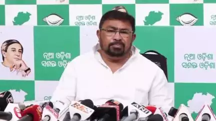 ଭୁବନେଶ୍ବର ମ୍ୟୁନିସିପାଲଟି କର୍ପୋରେସନ: ଭୁବନେଶ୍ୱର ନାଲକୋ ଛକରେ ବାରିପଦା ବିଧାୟକଙ୍କ ଗାଡି ଦୁର୍ଘଟଣା ପ୍ରସଙ୍ଗରେ ଶଙ୍ଖ ଭବନରେ ବିଜେଡି ନେତା ସାନନ୍ଦ ମାର୍ଣ୍ଡିଙ୍କ ପ୍ରେସମିଟ