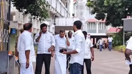 அகஸ்தீஸ்வரம்: அமித்ஷா மற்றும் நயினார் நாகேந்திரன்  குறித்து அவதூறு பரப்பும் நபர் மீது நடவடிக்கை எடுக்கக்கோரி நாகர்கோவில் எஸ்பி அலுவலகத்தில் பாஜகவினர் புகார்