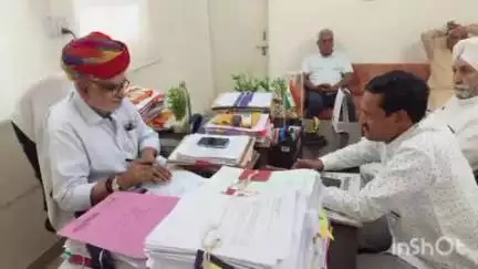 बारां: बारां अटरू विधायक राधेश्याम बेरवा ने सीवरेज कार्य से उत्पन्न समस्याओं को लेकर जयपुर में नगरीय विकास मंत्री से की मुलाकात