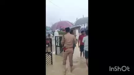 बिछिया: मेढ़ाताल गांव में नदी का पानी भरने से गांव खाली कराया गया