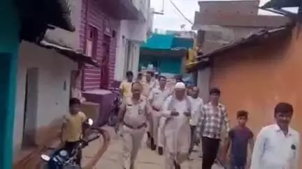 पीपलदा: अयाना कस्बे में ताजिये निकालने को लेकर पुलिस ने रूठ थाना परिसर में आयोजित की सीएलजी बैठक
