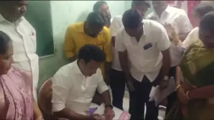 திருச்சி கிழக்கு: ஓரணியில் தமிழ்நாடு உறுப்பினர் சேர்க்கையை பொன்மலை உள்ளிட்ட பகுதிகளில் துவக்கி வைத்த அமைச்சர் அன்பில் மகேஷ் பொய்யாமொழி