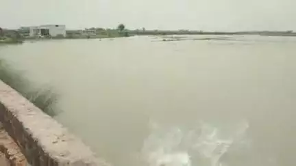 अमृतपुर: तीसराम की मडैयों में बाढ़ आने से बच्चे जान जोखिम में डालकर पुलिया से कूद रहे, पुलिस प्रशासन मौन