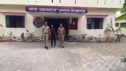 आज़मगढ़: जहानागंज पुलिस ने मारपीट की घटना में वांछित अभियुक्त को नवापुरा खालसा की पुलिया के पास गिरफ्तार कर चालान किया