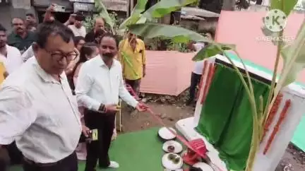 তিনিচুকীয়া: ন-পুখুৰীস্থিত উৰণ সেতুৰ উন্নীতকৰণ তথা সবলীকৰণ কামৰ আধাৰশিলা স্থাপন বিধায়ক সঞ্জয় কিশানৰ