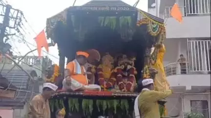नागपूर शहर: नागपूर शहरातील प्राचीन जगन्नाथ मंदिरातून निघाली भव्य जगन्नाथ शोभायात्रा, जगन्नाथ ने दुमदुमला परिसर