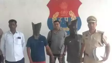 पलवल: क्राइम ब्रांच होडल ने राजू हत्याकांड  के 2 आरोपियों को पकड़ा, 2 देसी कट्टे बरामद कर भेजा जेल