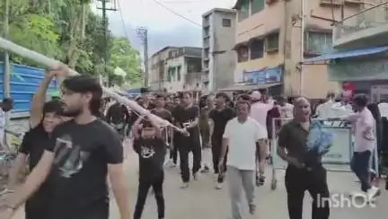 চুঁচুড়া-মগরা: হুগলির ইমামবাড়া থেকে বের হল মাতমের শোভাযাত্রা