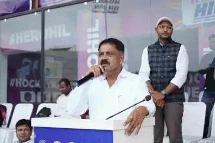 नामकुम: जयपाल सिंह एस्ट्रोटर्फ हॉकी स्टेडियम में 15वीं नेशनल सब-जूनियर महिला हॉकी चैंपियनशिप का शुभारंभ