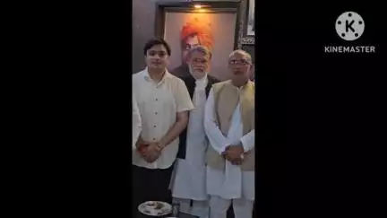 बरही: बरही विधायक ने पद्म श्री से सम्मानित विकास भारती सचिव डॉ. अशोक भगत से की मुलाकात