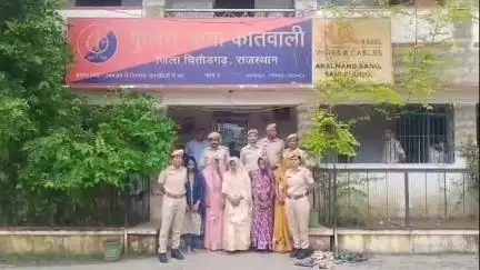 चित्तौड़गढ़: देहली गेट पर धार्मिक कार्यक्रम के दौरान चेन चोरी की वारदात का खुलासा, अंतर्राज्यीय महिला चोर गिरोह को किया गिरफ्तार