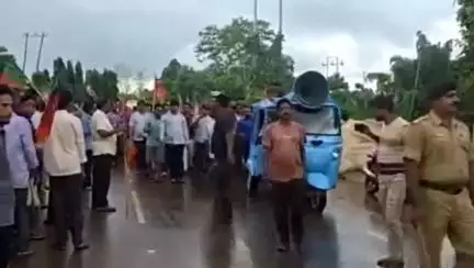 সাব্রুম: ৩৯ মনু মন্ডল ভারতীয় জনতা পার্টির উদ্যোগে মিছিল ও পথসভা