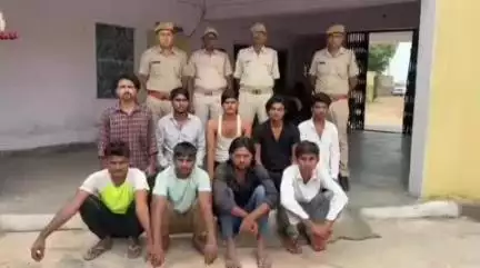 पहाड़ी: गोपालगढ़ पुलिस ने न्यायालय के आदेश के बाद 9 साइबर ठगों को भेजा जेल