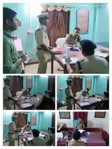 आज दिनांक-03.07.25 को पुलिस अधीक्षक, कटिहार द्वारा तेलता थाना का  निरीक्षण किया गया I