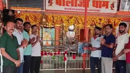 रायसेन: रायसेन से बाबा अमरनाथ के लिए निकले श्रद्धालु, बाला जी धाम मेहगांव में किए दर्शन