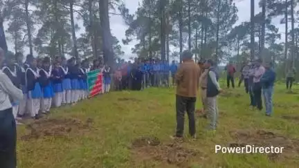 ओखलकांडा: राजकीय इंटर कॉलेज चौड़ा अनुली में वन रेंज द्वारा आयोजित वन महोत्सव सप्ताह कार्यक्रम