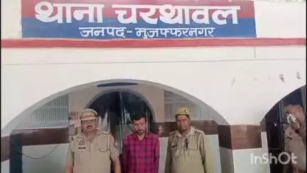 मुज़फ्फरनगर: दिनदहाड़े 2 लाख की चोरी की झूठी सूचना देकर हड़कंप मचाने वाले शातिर अभियुक्त जुबेर को चरथावल पुलिस ने किया गिरफ्तार