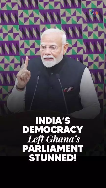 Unity in Diversity, Democracy at Heart!

PM Modi’s powerful message in Ghana celebrates India as the Mother of Democracy