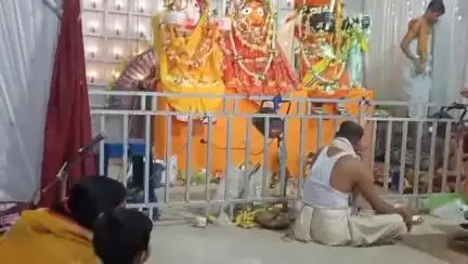 କଣ୍ଟାମାଳ: ଡିମିରିପାଲି ମାଉସୀ ମା' ମନ୍ଦିରରେ ବାଉଁଶୁଣୀ ଛକ ଶ୍ରୀ ଜଗନ୍ନାଥଙ୍କ ପର୍ଶୁରାମ ଅବତାର ଧାରଣ