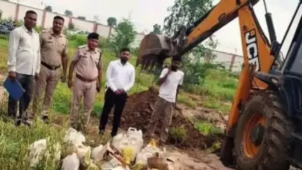 थानेसर: थाना झांसा में दर्ज करीब 24 फैसलाशुदा केसों के माल मुकदमा को किया गया नष्ट