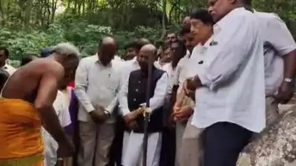 ರಾಮನಗರ: ಅಯೋಧ್ಯೆ ಮಾದರಿಯಲ್ಲಿ ರಾಮದೇವರ ಬೆಟ್ಟ ಅಭಿವೃದ್ಧಿ: ನಗರದಲ್ಲಿ ಶಾಸಕ ಹೆಚ್.ಎ.ಇಕ್ಬಾಲ್ ಹುಸೇನ್