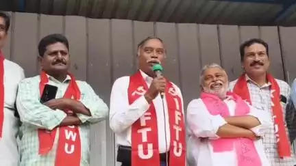 రామగుండం: నాలుగు లేబర్ కోడ్స్‌కు వ్యతిరేకంగా సమ్మెను జయప్రదం చేయండి: IFTU రాష్ట్ర అధ్యక్షులు విశ్వనాథ్