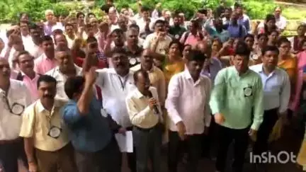 ठाणे: महानगर टेलिफोन निगम कामगार संघ व एमटीएनएल यांच्या वतीने चरई येथे विविध मागण्यांसाठी आंदोलन