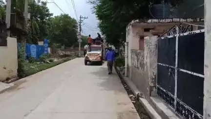 नीम का थाना: नीमकाथाना के शहीद जेपी यादव राजकीय माध्यमिक विद्यालय के विद्यार्थियों ने उत्कर्ष परिणाम देने पर निकाली जुलूस रैली