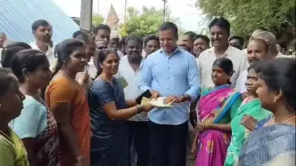 నగరి: ఎం కొత్తూరులో సుపరిపాలన తొలి అడుగు కార్యక్రమంలో పాల్గొన్న ఎమ్మెల్యే భాను ప్రకాష్