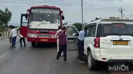 श्योपुर: आरटीओ ने लगाया चेकिंग पॉइंट, 5 वाहनों पर की चालानी कार्रवाई