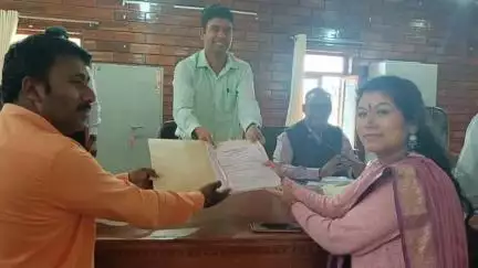 थल: मरेला संगौड से भाजपा से टिकट नहीं मिलने पर निर्दलीय के रूप में किया नामांकन