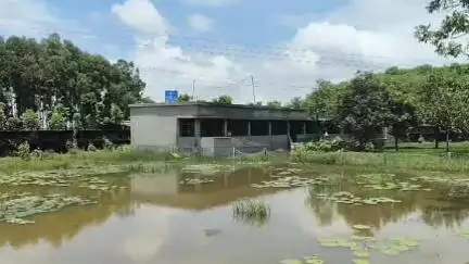 বালুরঘাট: রাস্তা নেই, তিন চার মাস আগে কাটনা সান্তালি মিডিয়াম জুনিয়র হাই স্কুল ভবন তৈরি হলেও তা চালু হয়নি; এলাকা পরিদর্শন প্রশাসনের